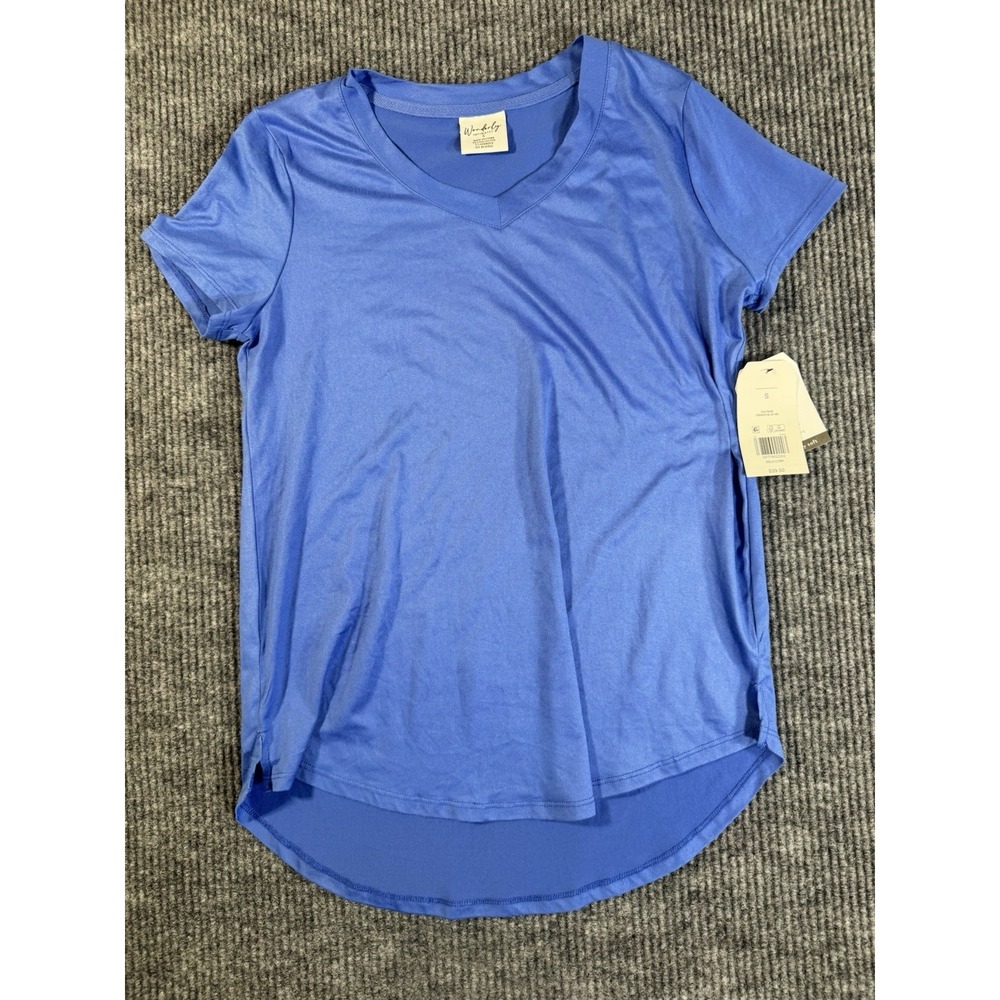 Wonderly‎ Intimates Ultra-lush Sleepshirt French Blue Polyester Spandex S V-Neck